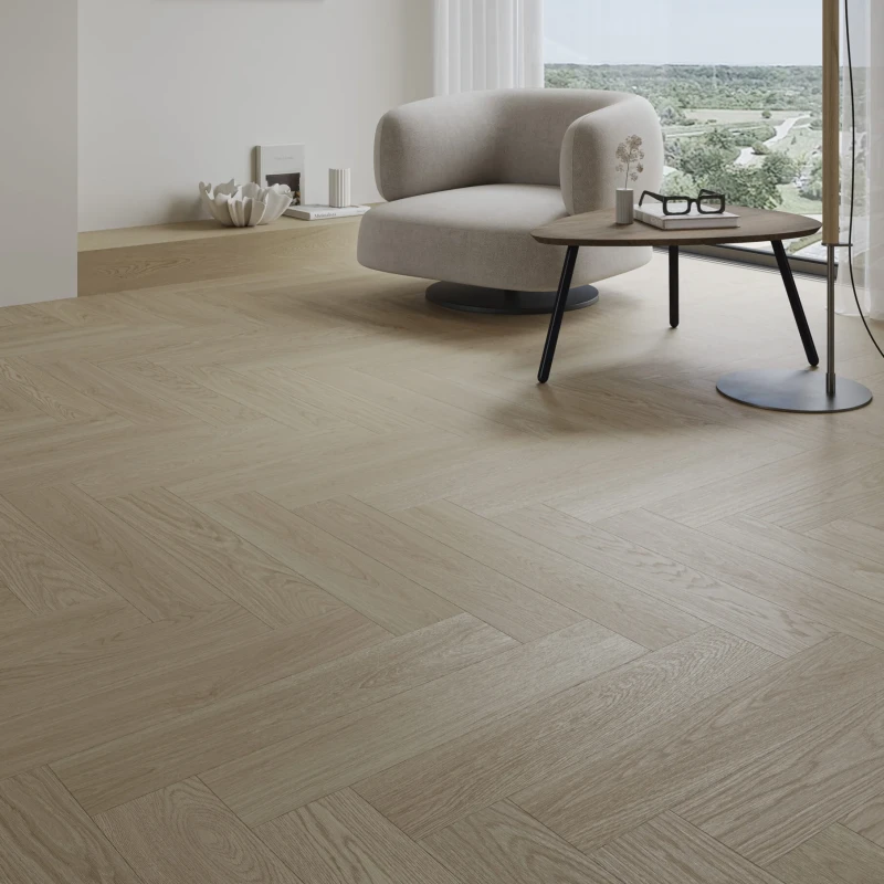 Stejar Flax Herringbone photo3